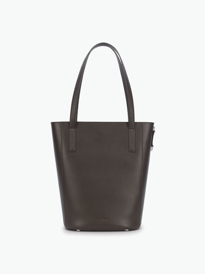 CALPAK Haven 14 Haven Laptop Tote in dark brown Mushroom; ABU2501-MUSHROOM view 1
