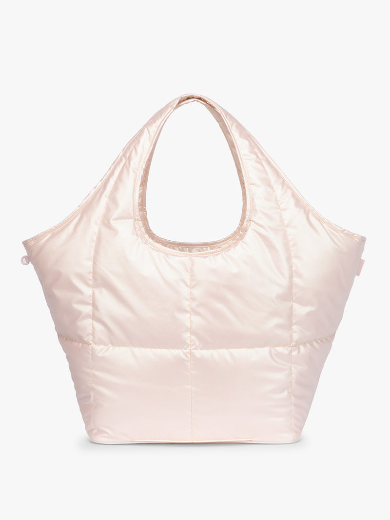 CALPAK Luka Everything Tote in light pink Pearlescent