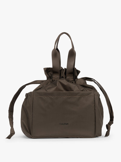 CALPAK Insulated Lunch bag brown Mushroom; ALB2001-MUSHROOM view 1