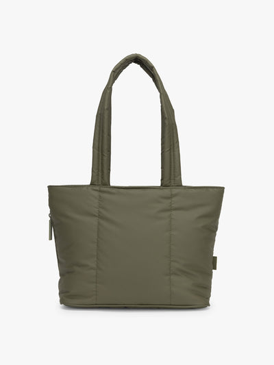 CALPAK Luka Mini Tote in dark green Pine; ALM2401-PINE view 1