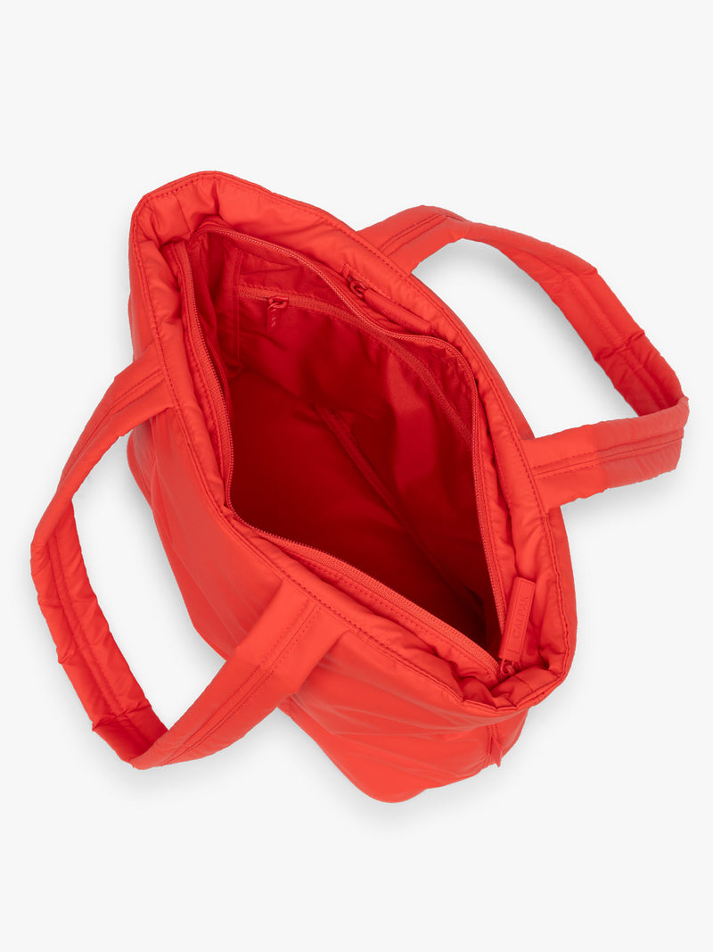 CALPAK Luka Mini Tote opened in Tomato