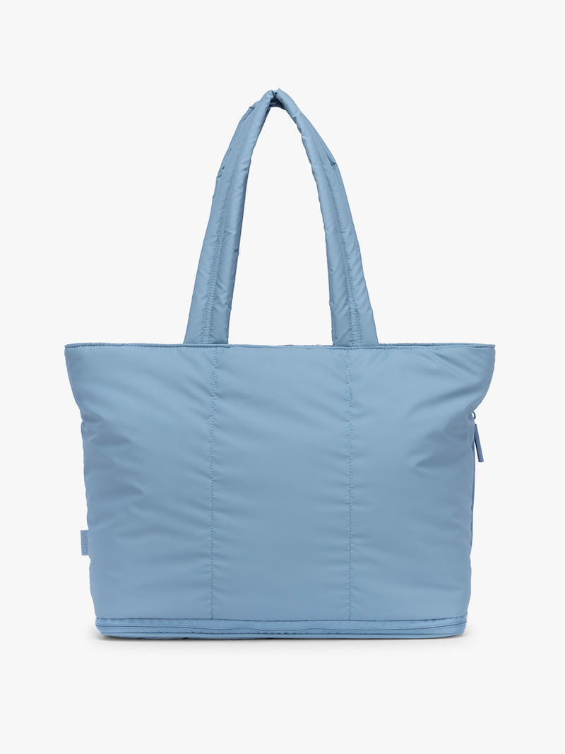 CALPAK Luka Expandable Tote in light blue French Blue