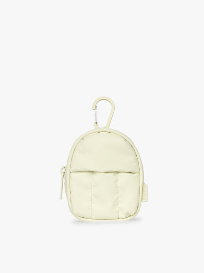 CALPAK Luka Backpack Zip Bag Charm in light green Celadon; AMB2201-CELADON view 1