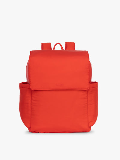 CALPAK Diaper Backpack in red Tomato; BPB2401-TOMATO view 1