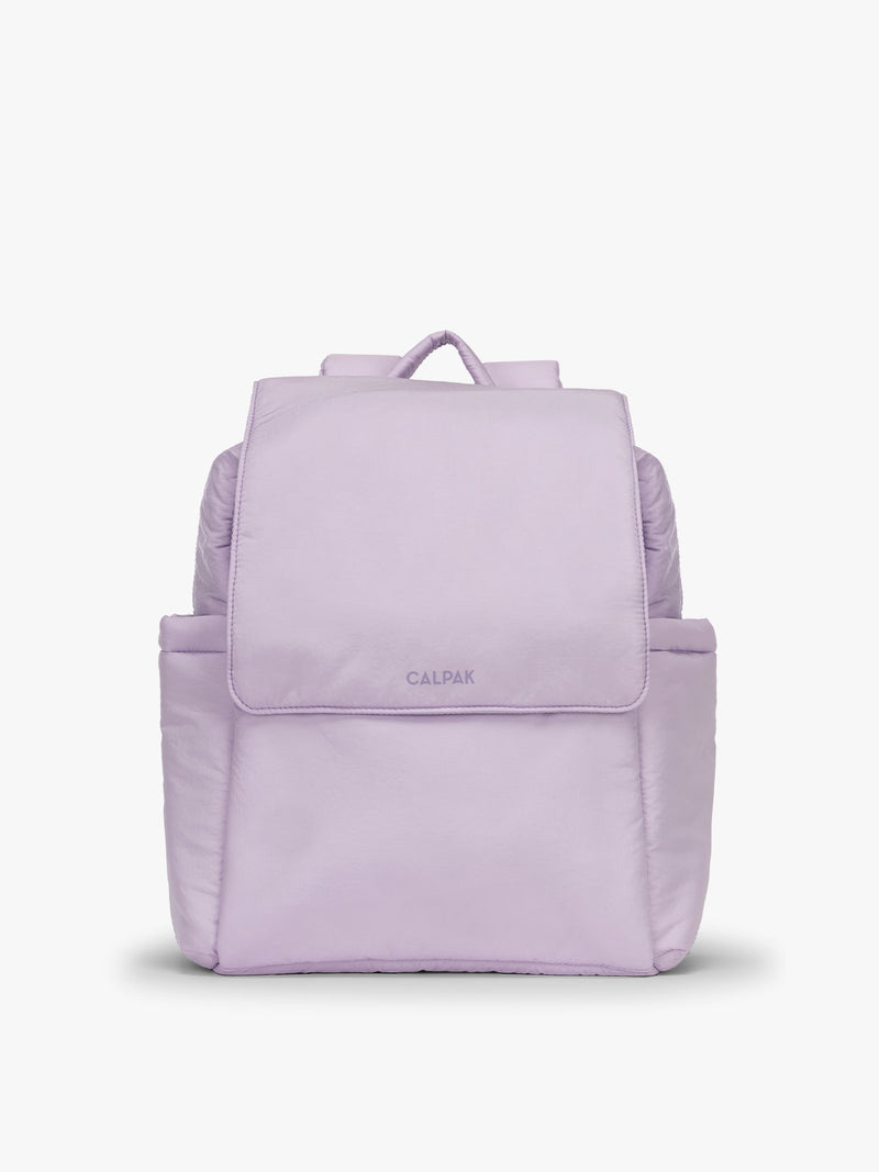 CALPAK Convertible Mini Diaper Backpack in lavender purple