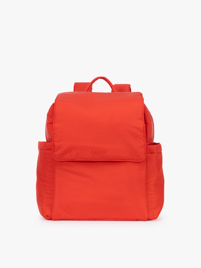 CALPAK Mini Diaper Backpack in red Tomato; BPC2402-TOMATO view 1