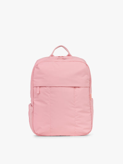 CALPAK Luka 15in Laptop Backpack in monochrome pink Blossom; BPL2001-BLOSSOM view 1