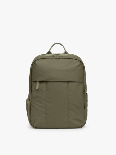 CALPAK Luka 15in Laptop Backpack in dark green Pine; BPL2001-PINE view 1