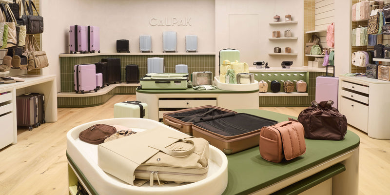 Interior shot of CALPAK store located in the Century City Mall 