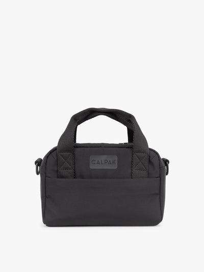CALPAK Connect Crossbody Bag with adjustable strap in beige Black; CCN2501-BLACK view 1
