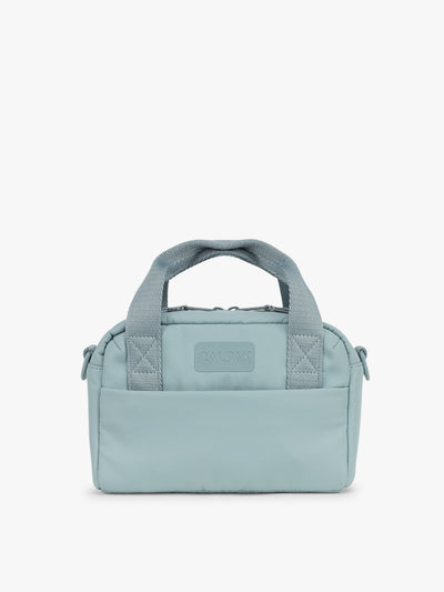 CALPAK Connect Crossbody Bag in light blue Bluebell with a visible brand logo on a white background; CCN2501-BLUEBELL view 1
