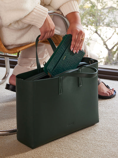 Haven laptop tote bag in forest; ATO2102-FOREST view 2