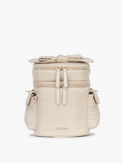 CALPAK Insulated Baby Bottle Bag in beige Oatmeal ; IBB2601-OATMEAL view 1