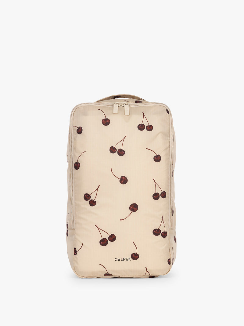 CALPAK Shoe Cubes oatmeal with cherry print