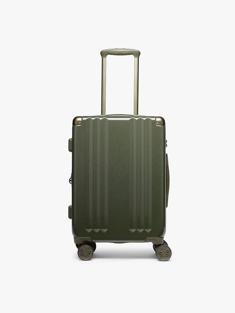 CALPAK Ambeur Carry On Luggage in dark green Pine