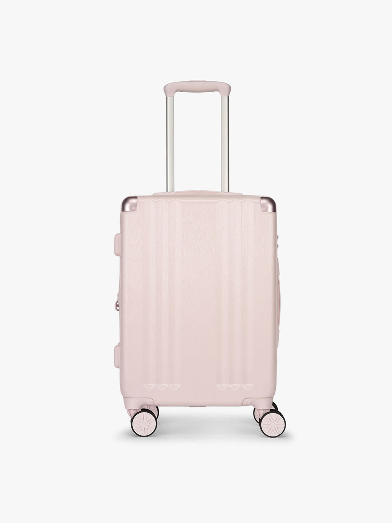 Carry on Luggage size of CALPAK Ambeur 2pc Luggage Set in Carry On and Large Luggage in light pink