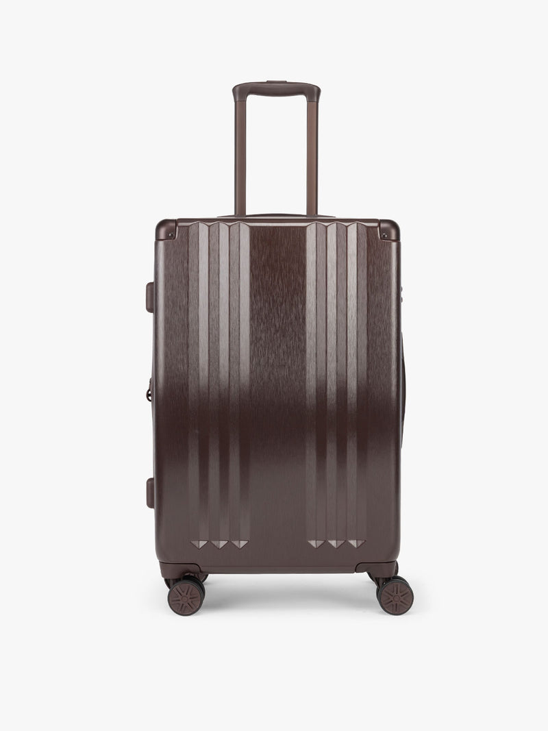 CALPAK Ambeur Medium in brown Walnut with metallic look