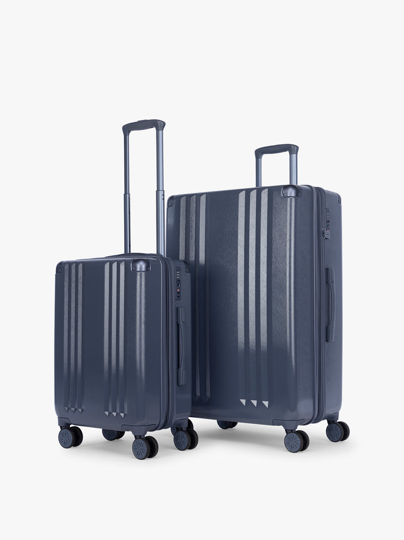 CALPAK Ambeur 2pc Luggage in dark blue Metallic Indigo
