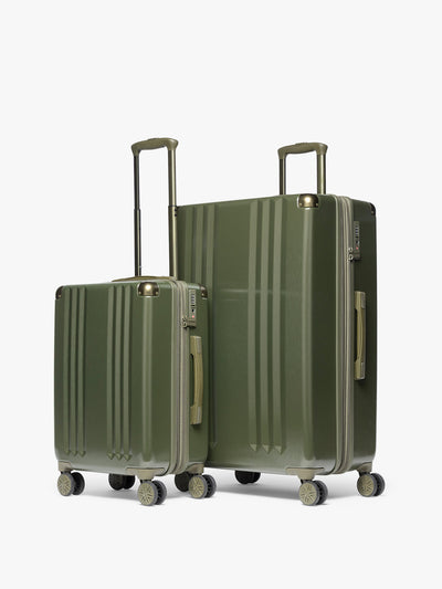 CALPAK dark green Pine 2pc Luggage Set; LAM2000-PINE view 1