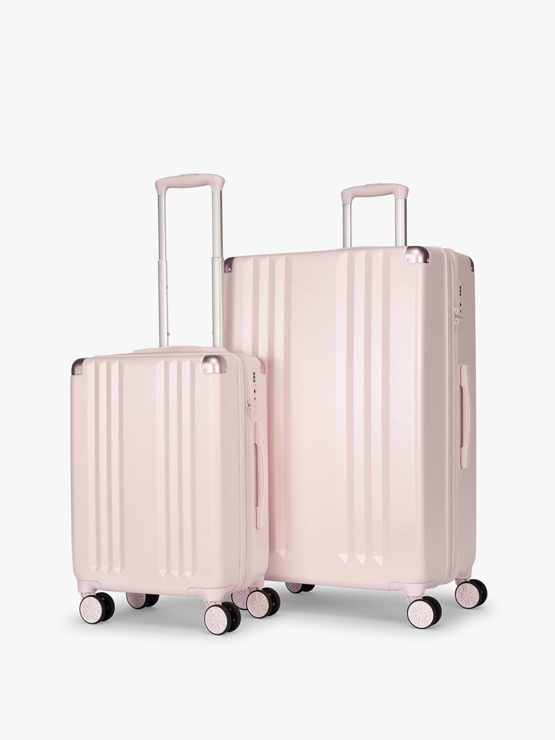 CALPAK Ambeur 2pc Luggage Set in Carry On and Large Luggage in light pink