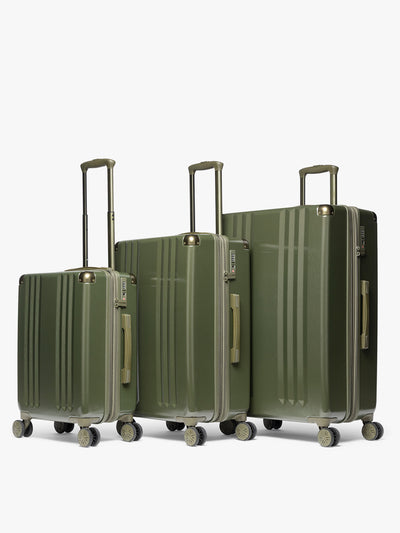 CALPAK Ambeur 3pc dark green Pine Luggage Set; LAM3000-PINE view 1