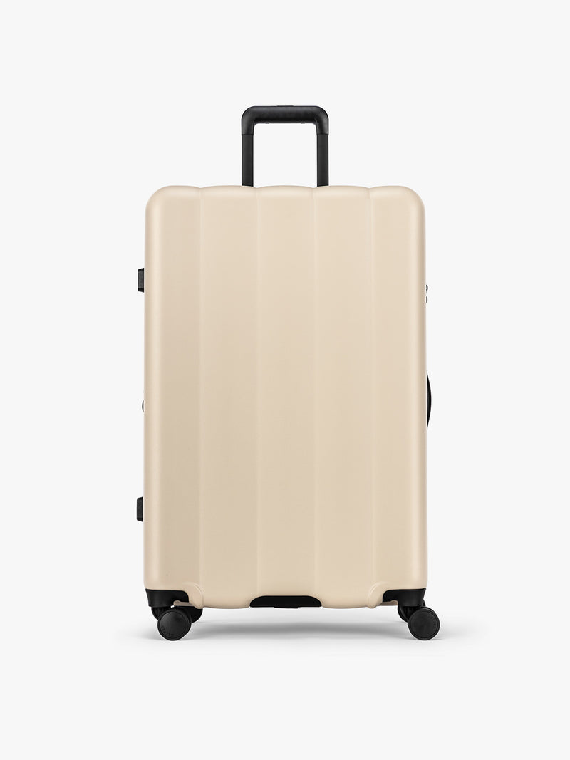 CALPAK Evry Large Luggage in beige exterior and interior polka dot in Polka Dot