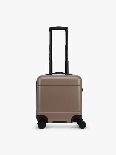 CALPAK Hue Mini Carry On Luggage in brown Chocolate;  LHU1014-CHOCOLATE view 1