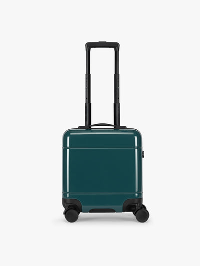 CALPAK Hue Mini Carry-On Luggage in dark green Kale; LHU1014-GLAZED-KALE view 1