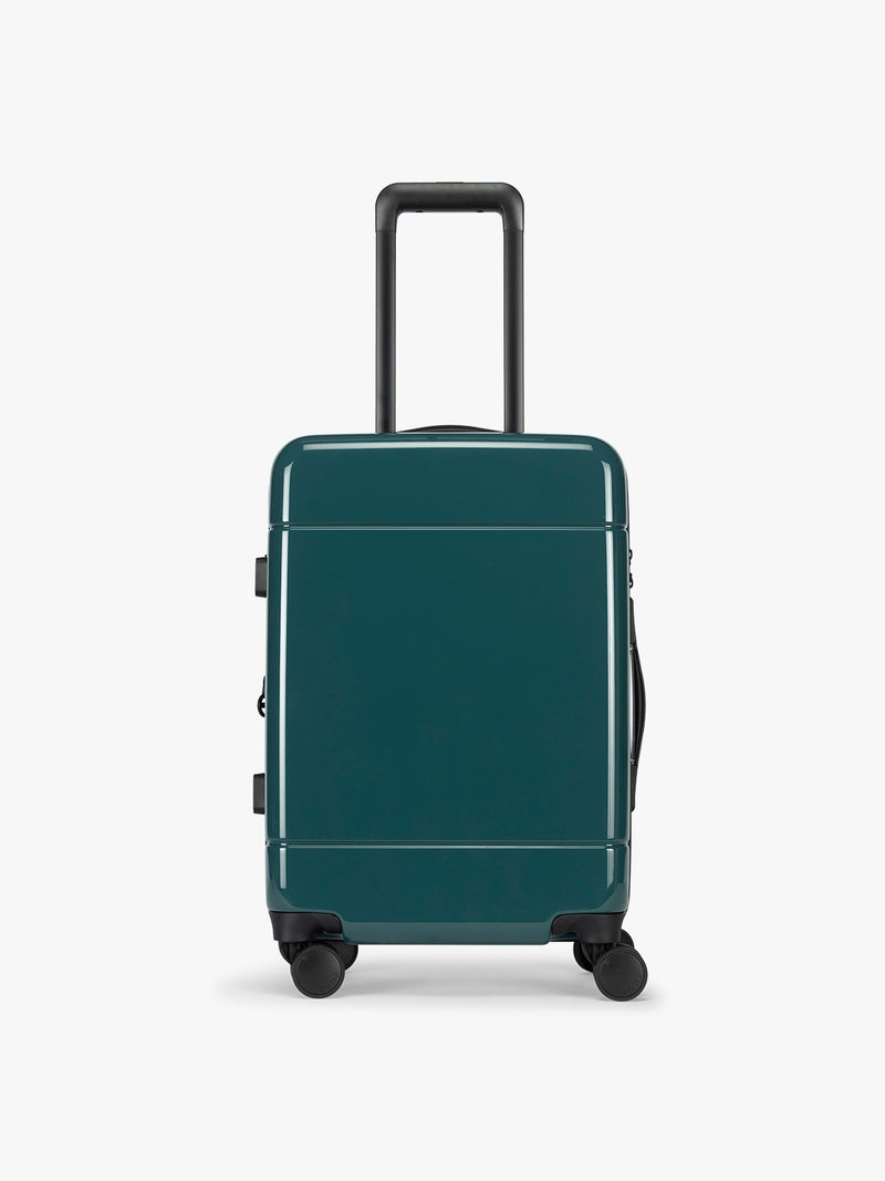 CALPAK Hue Carry On Luggage in dark green Glazed Kale