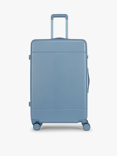 CALPAK Hue Large Luggage in light blue French Blue and blue and white gingham interior ; LHU1028-FRENCH-BLUE view 1