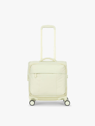 CALPAK Luka Soft-Sided Mini Carry On Luggage in light green Celadon with spinner wheels and handle; LSM1014-CELADON view 1