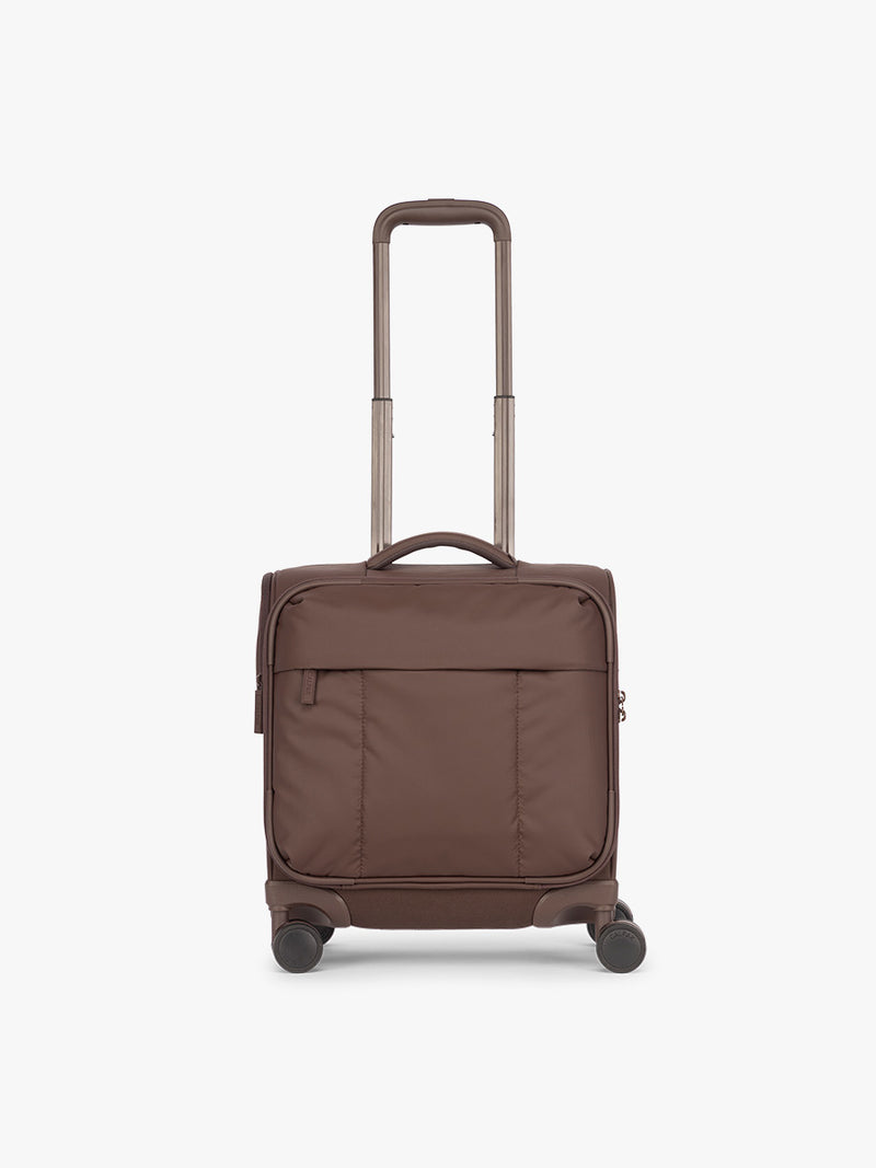 CALPAK Mini Luka Soft-Sided Carry On Luggage brown Walnut