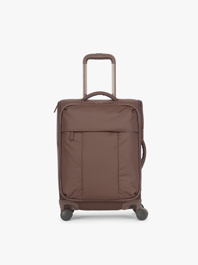 CALPAK Luka Soft Sided Luggage in brown Walnut; LSM1020-WALNUT view 1