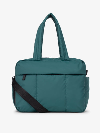 CALPAK Luka duffel bag in kale green; DSM1901-KALE view 1