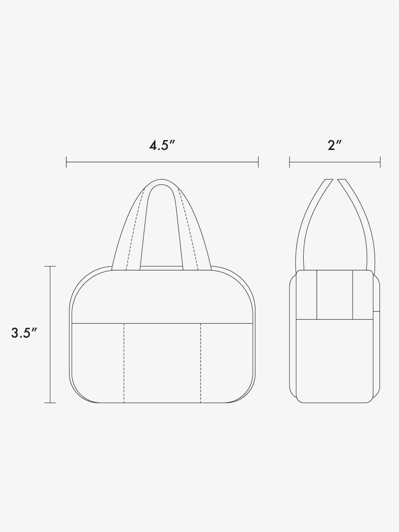 Luka duffel bag charm line dimensions in inches