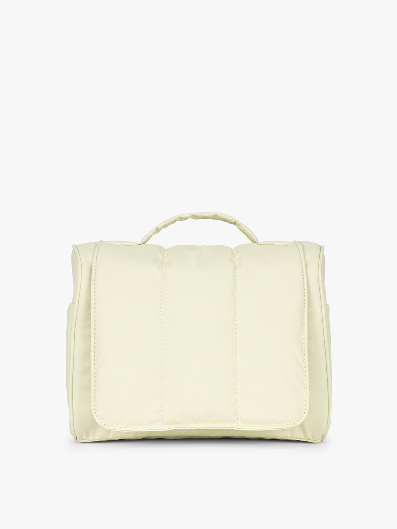 CALPAK Luka Hanging Toiletry Bag in light green Celadon