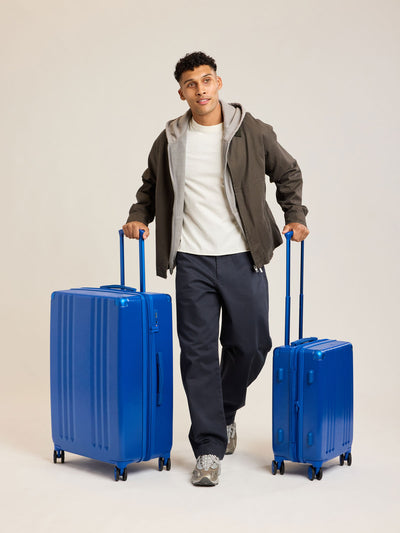 CALPAK dark blue Cobalt 2pc Luggage Set; LAM2000-COBALT view 2