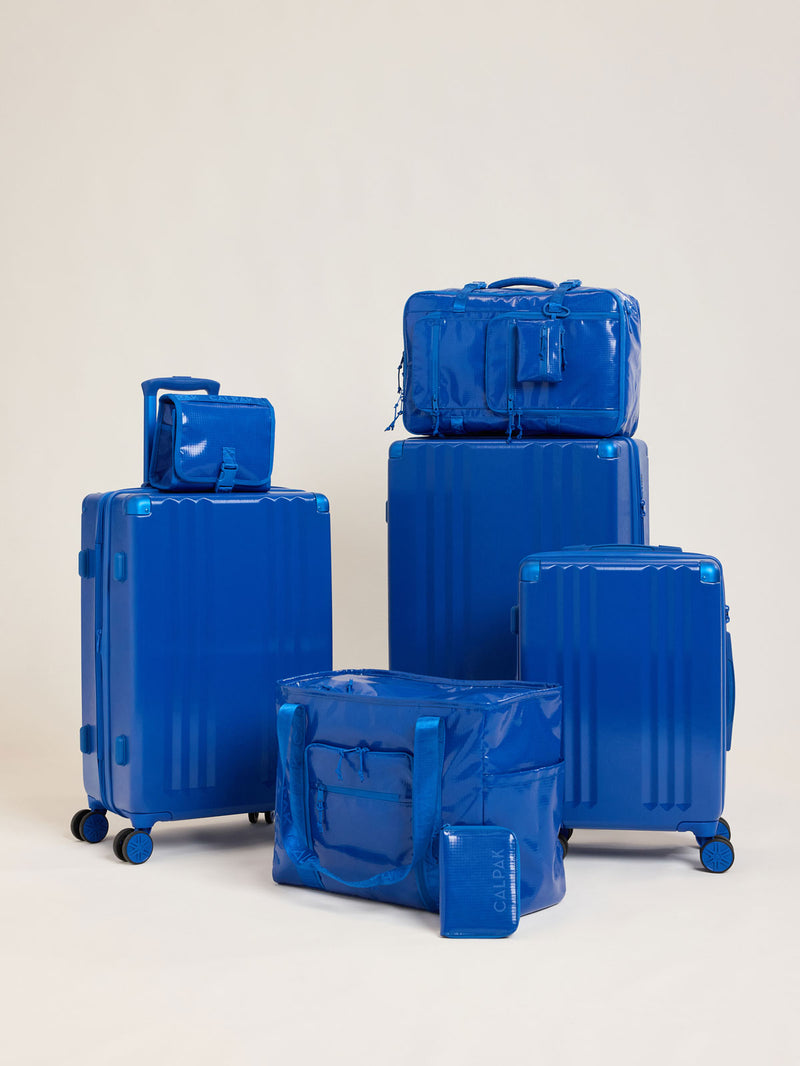 CALPAK Ambeur 3pc dark blue Luggage Set with other CALPAK Cobalt items