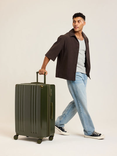CALPAK Ambeur Large Luggage in dark green Pine; LAM1028-PINE view 2