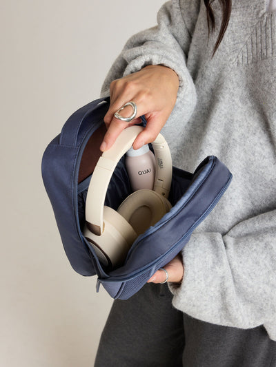 CALPAK Everything Cube in dark blue Indigo ; ACE2401-INDIGO view 2