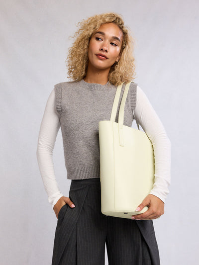 CALPAK Haven 14 Haven Laptop Tote in light green Celadon; ABU2501-CELADON view 2