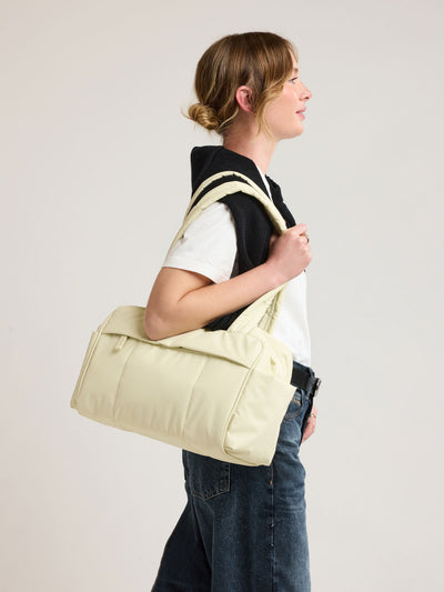 CALPAK Luka Mini Duffel in light green Celadon; DLM2501-CELADON view 2
