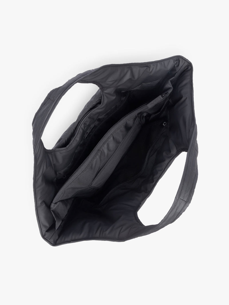 Opened CALPAK Luka Everything Tote in black