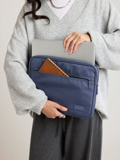 CALPAK Padded Laptop Sleeve 13 in dark blue Indigo; ALP2213-INDIGO view 2