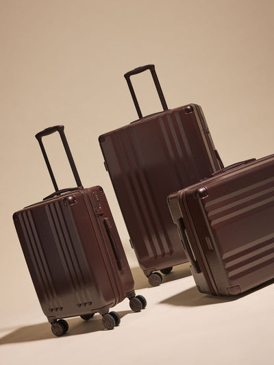 CALPAK Ambeur 3pc set in brown walnut; LAM3000-WALNUT view 2